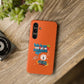 Funda para teléfono "Todo lo que veo en mi imaginación" - Naranja