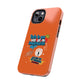 Funda para teléfono "Todo lo que veo en mi imaginación" - Naranja