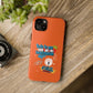 Funda para teléfono "Todo lo que veo en mi imaginación" - Naranja