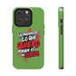 Funda para teléfono "Yo manifiesto lo que quiero" - Verde