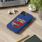 Funda para teléfono "Yo manifiesto lo que quiero" - Azul