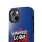 Funda para teléfono "Yo manifiesto lo que quiero" - Azul