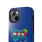 Funda para teléfono "Todo lo que veo en mi imaginación" - Azul