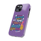 Funda para teléfono "Yo vivo en propio espacio y tiempo" - Lila