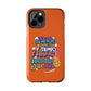 Funda para teléfono "Yo vivo en propio espacio y tiempo" - Naranja