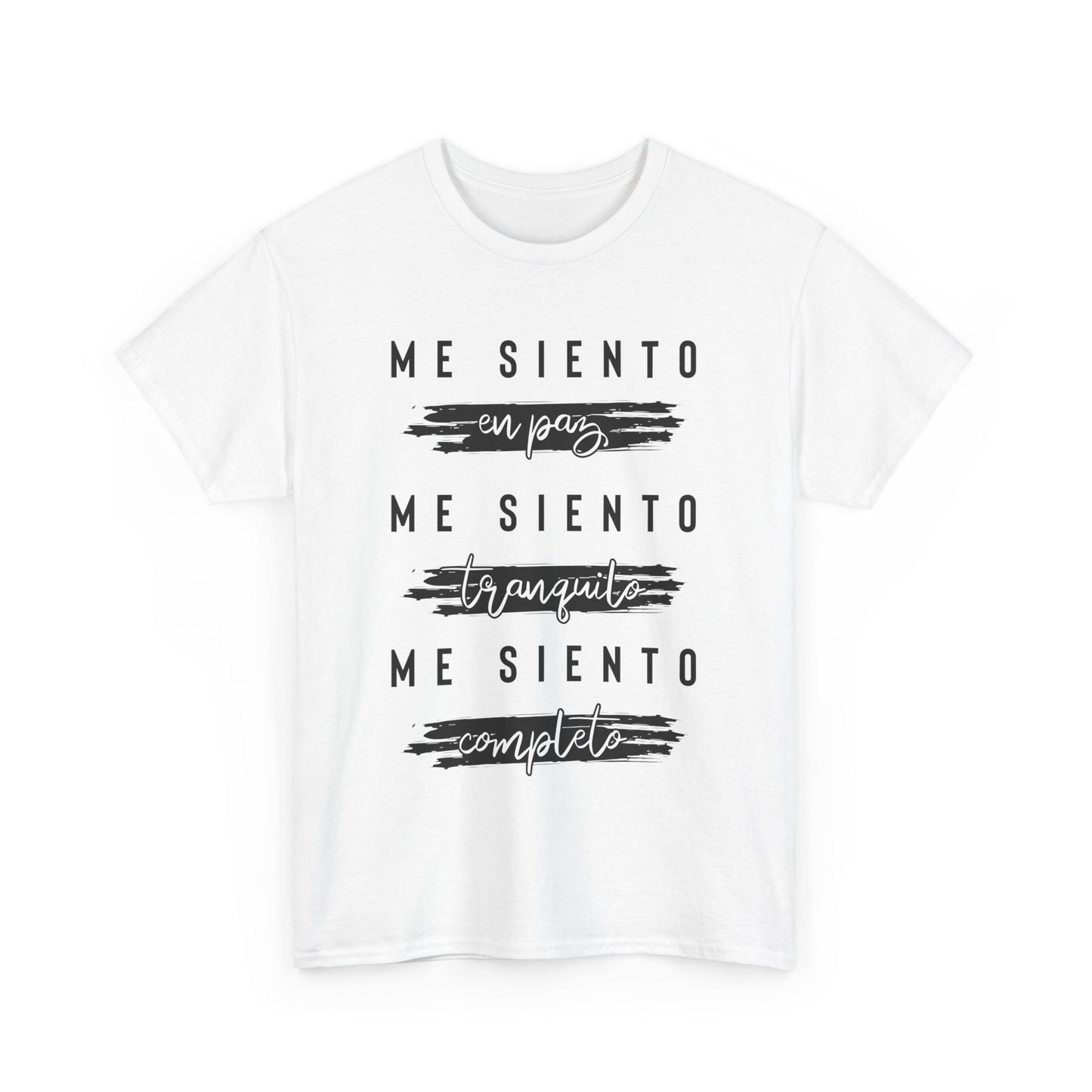 Playera Unisex "Me siento en paz"