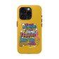 Funda para teléfono "Yo vivo en propio espacio y tiempo" - Amarillo