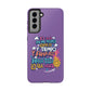 Funda para teléfono "Yo vivo en propio espacio y tiempo" - Lila