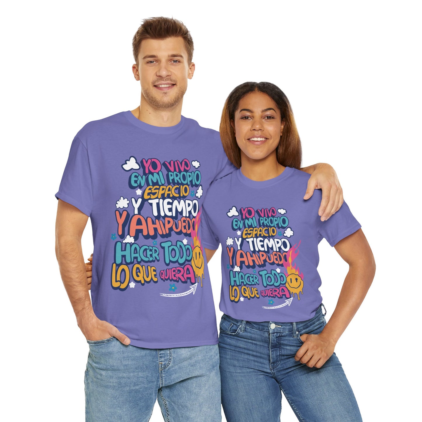 Playera Unisex "Yo vivo en mi propio espacio y tiempo"