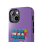Funda para teléfono "Todo lo que veo en mi imaginación" - Lila