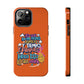 Funda para teléfono "Yo vivo en propio espacio y tiempo" - Naranja