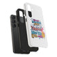 Funda para teléfono "Yo vivo en propio espacio y tiempo" - Blanco