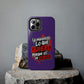 Funda para teléfono "Yo manifiesto lo que quiero" - Violeta