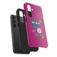 Funda para teléfono "Todo lo que veo en mi imaginación" - Fucsia