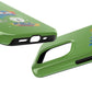 Funda para teléfono "Todo lo que veo en mi imaginación" - Verde