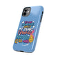 Funda para teléfono "Yo vivo en propio espacio y tiempo" - Celeste