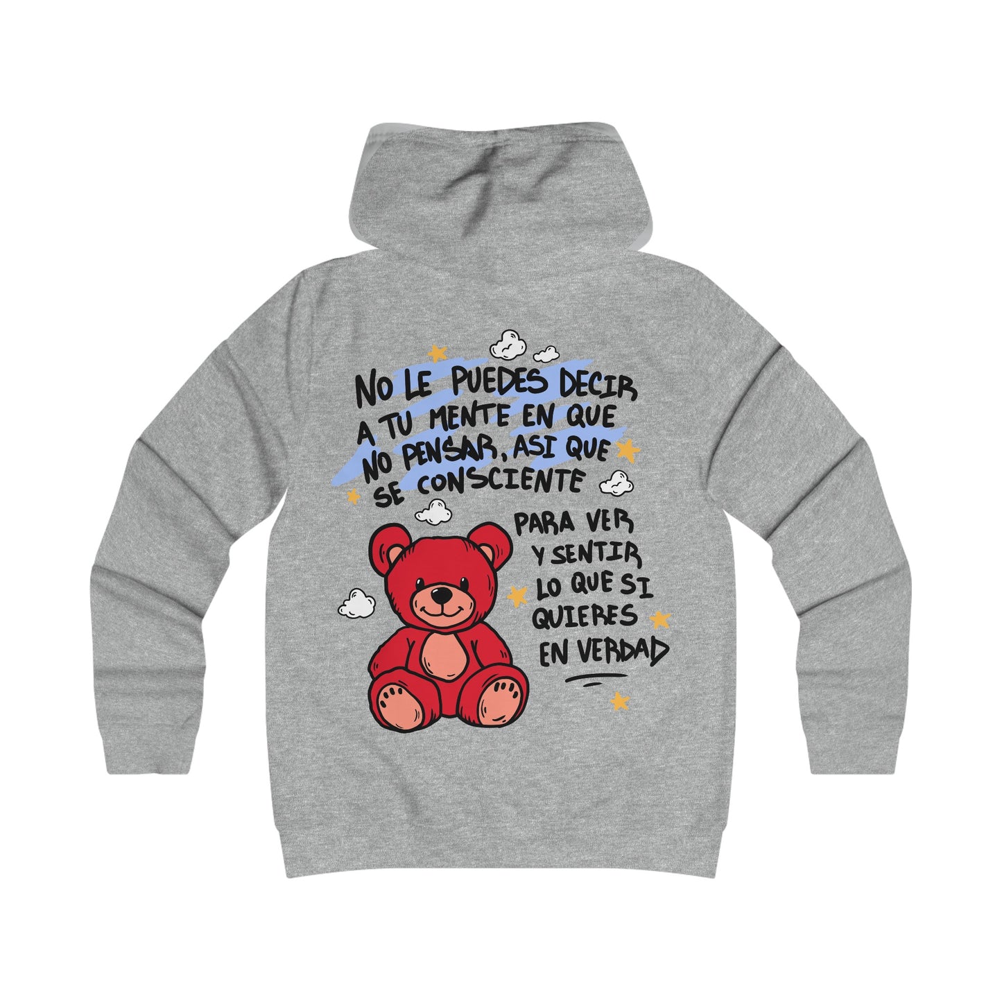 Hoodie Unisex "No veas un oso rojo"