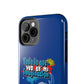 Funda para teléfono "Todo lo que veo en mi imaginación" - Azul
