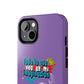 Funda para teléfono "Todo lo que veo en mi imaginación" - Lila