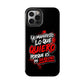 Funda para teléfono "Yo manifiesto lo que quiero" - Negro