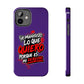 Funda para teléfono "Yo manifiesto lo que quiero" - Violeta