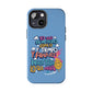 Funda para teléfono "Yo vivo en propio espacio y tiempo" - Celeste
