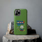 Funda para teléfono "Todo lo que veo en mi imaginación" - Verde