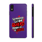 Funda para teléfono "Yo manifiesto lo que quiero" - Violeta