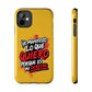 Funda para teléfono "Yo manifiesto lo que quiero" - Amarillo