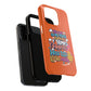 Funda para teléfono "Yo vivo en propio espacio y tiempo" - Naranja