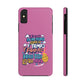 Funda para teléfono "Yo vivo en propio espacio y tiempo"