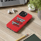 Funda para teléfono "Yo manifiesto lo que quiero" - Rojo