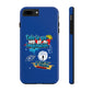 Funda para teléfono "Todo lo que veo en mi imaginación" - Azul
