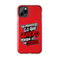 Funda para teléfono "Yo manifiesto lo que quiero" - Rojo