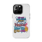 Funda para teléfono "Yo vivo en propio espacio y tiempo" - Blanco