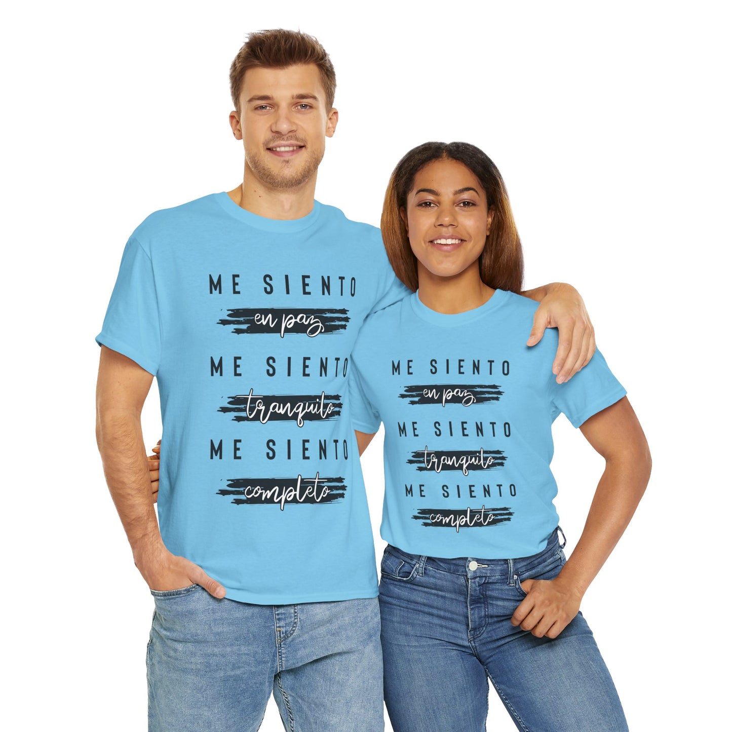 Playera Unisex "Me siento en paz"