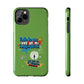 Funda para teléfono "Todo lo que veo en mi imaginación" - Verde
