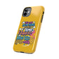 Funda para teléfono "Yo vivo en propio espacio y tiempo" - Amarillo