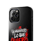 Funda para teléfono "Yo manifiesto lo que quiero" - Negro