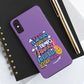 Funda para teléfono "Yo vivo en propio espacio y tiempo" - Lila