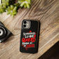 Funda para teléfono "Yo manifiesto lo que quiero" - Negro