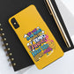 Funda para teléfono "Yo vivo en propio espacio y tiempo" - Amarillo
