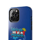 Funda para teléfono "Todo lo que veo en mi imaginación" - Azul