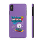 Funda para teléfono "Todo lo que veo en mi imaginación" - Lila