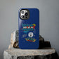 Funda para teléfono "Todo lo que veo en mi imaginación" - Azul