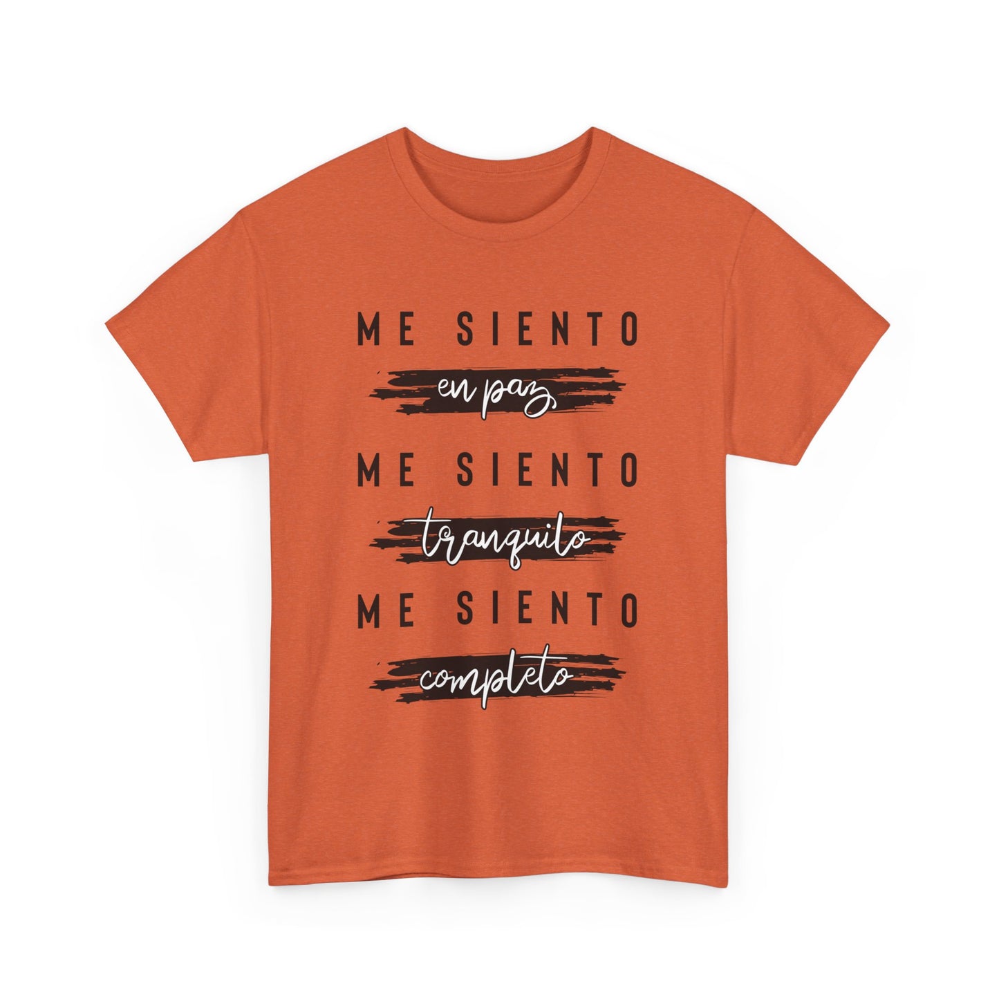 Playera Unisex "Me siento en paz"