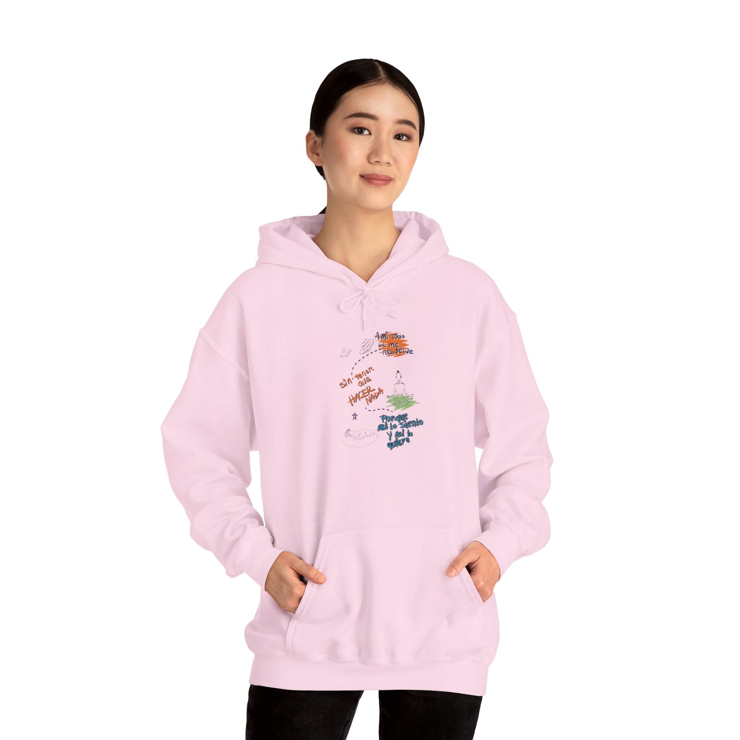 Sudadera con capucha unisex Heavy Blend™ - "A mi todo se me resuelve"