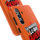 Funda para teléfono "Yo manifiesto lo que quiero" - Naranja