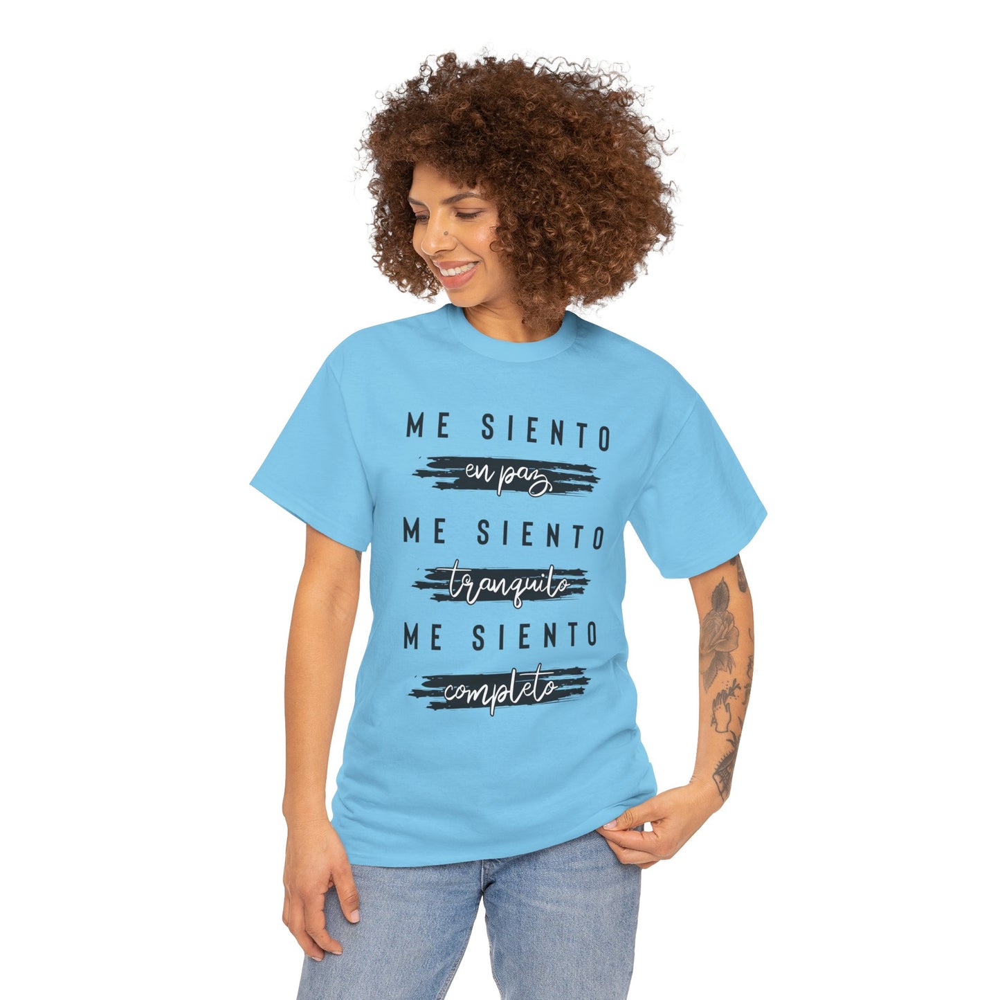 Playera Unisex "Me siento en paz"