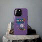 Funda para teléfono "Todo lo que veo en mi imaginación" - Lila
